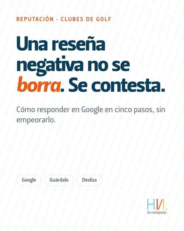 Una reseña negativa no se borra. Se contesta. Cinco pasos para responder en Google sin empeorarlo: en 24 horas…