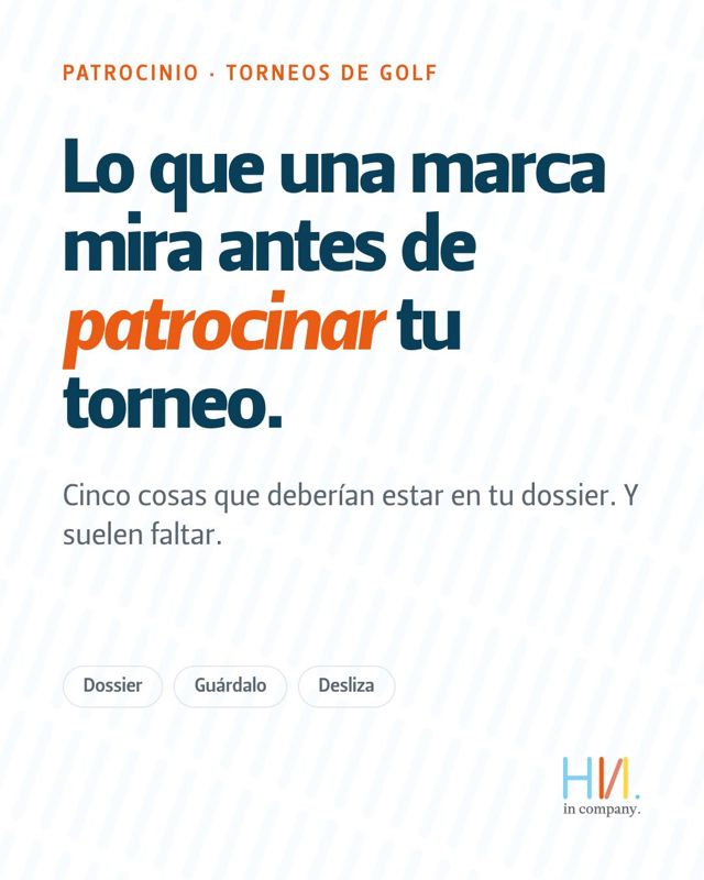 Lo que una marca mira antes de patrocinar tu torneo: a quién llega, dónde aparece, qué se lleva, qué se public…