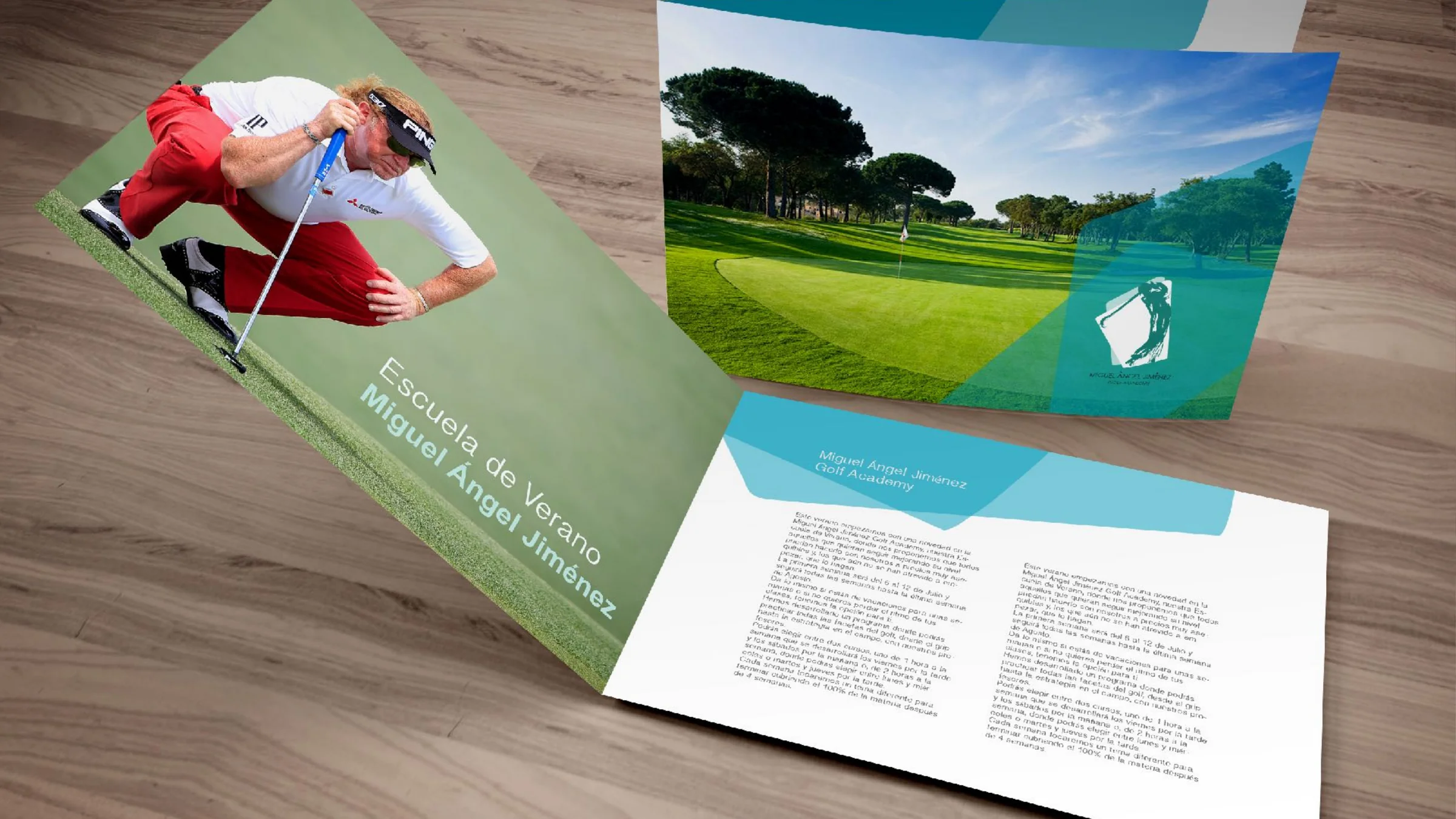 Proyecto de Marca personal y academia para Miguel Ángel Jiménez Golf Academy, por Hola in Company