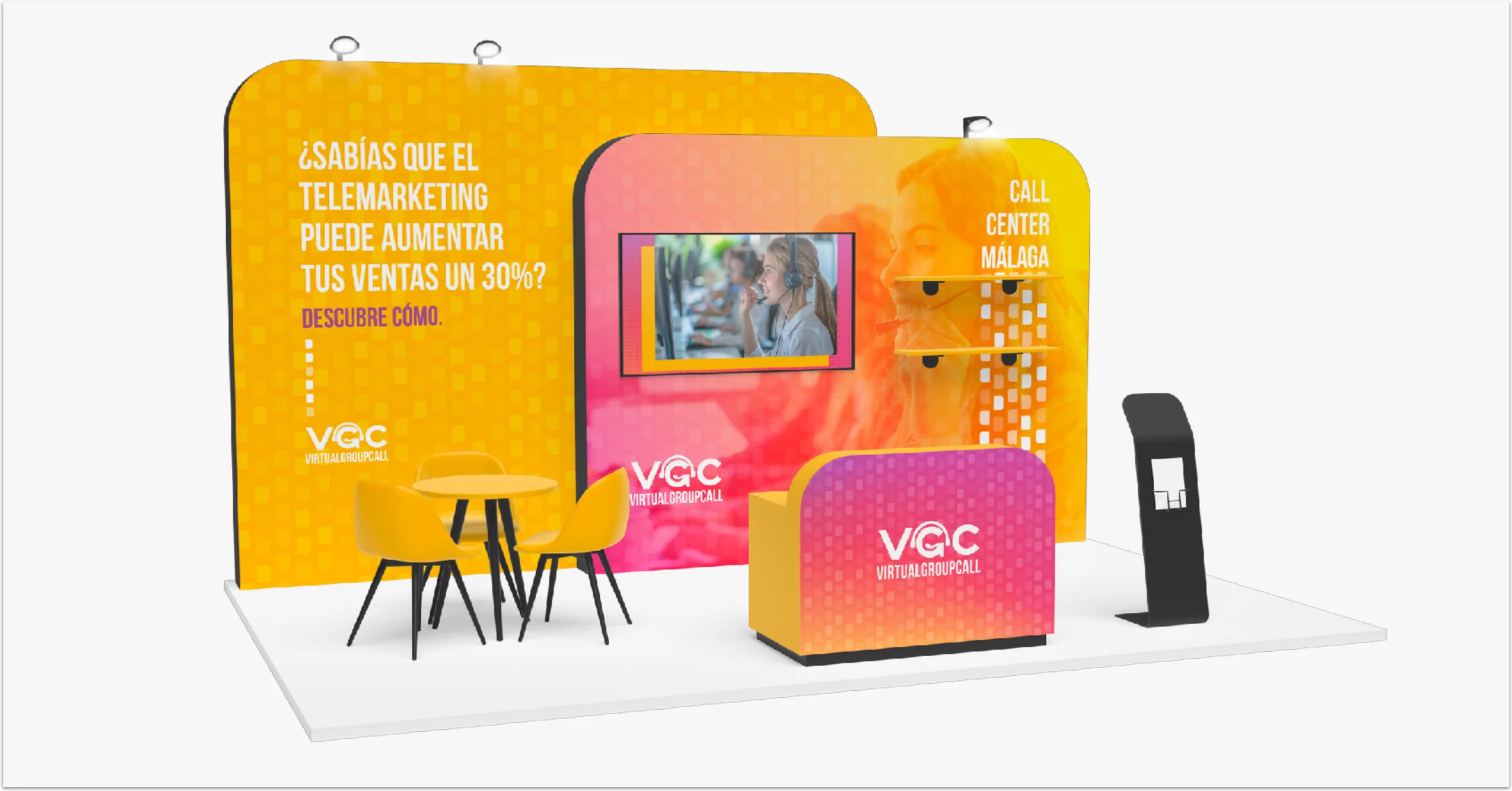 Proyecto de marketing y diseño para Virtual Group Call, por Hola in Company