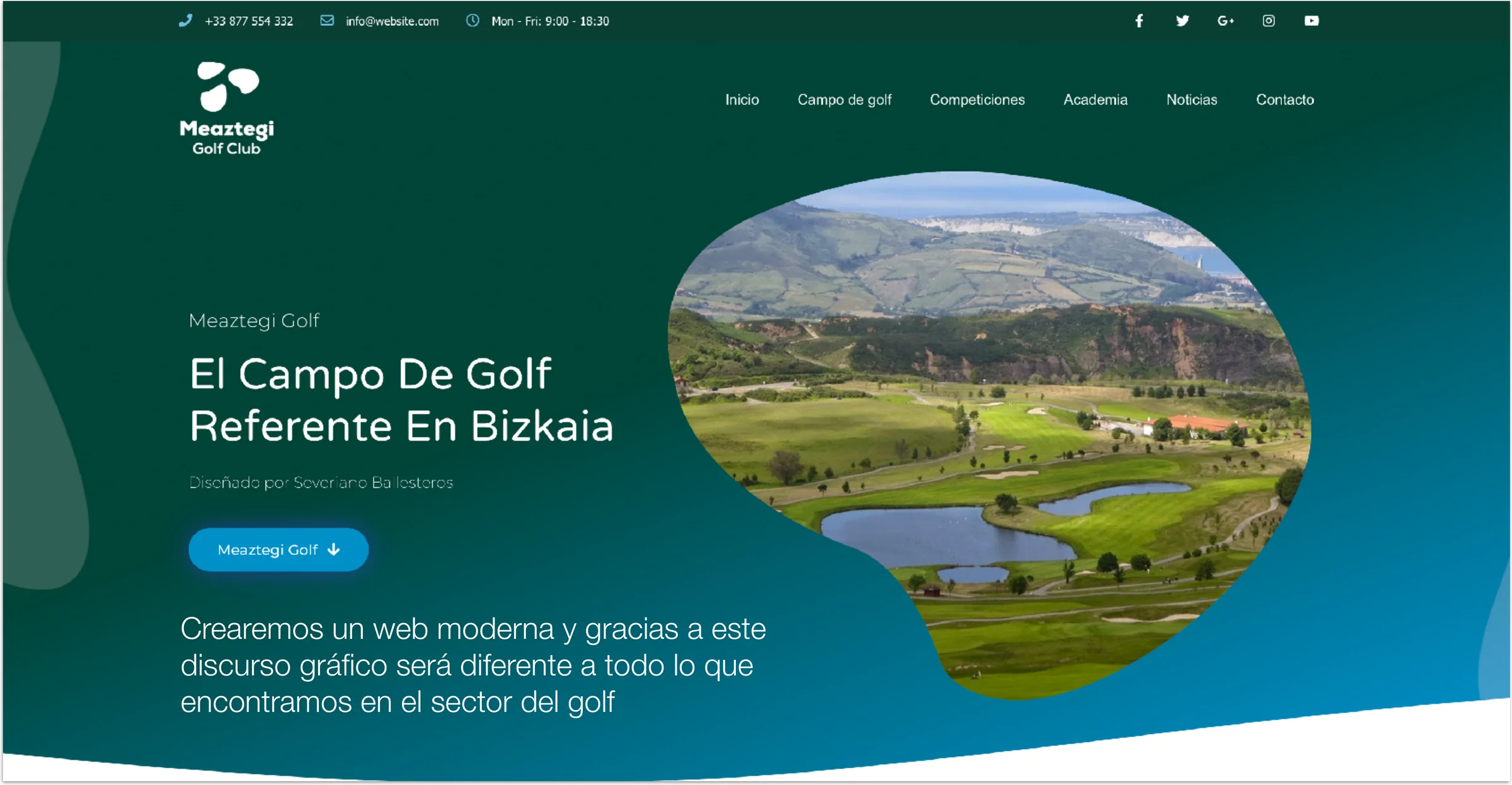 Proyecto de marketing para Meaztegi Golf — Hola in Company