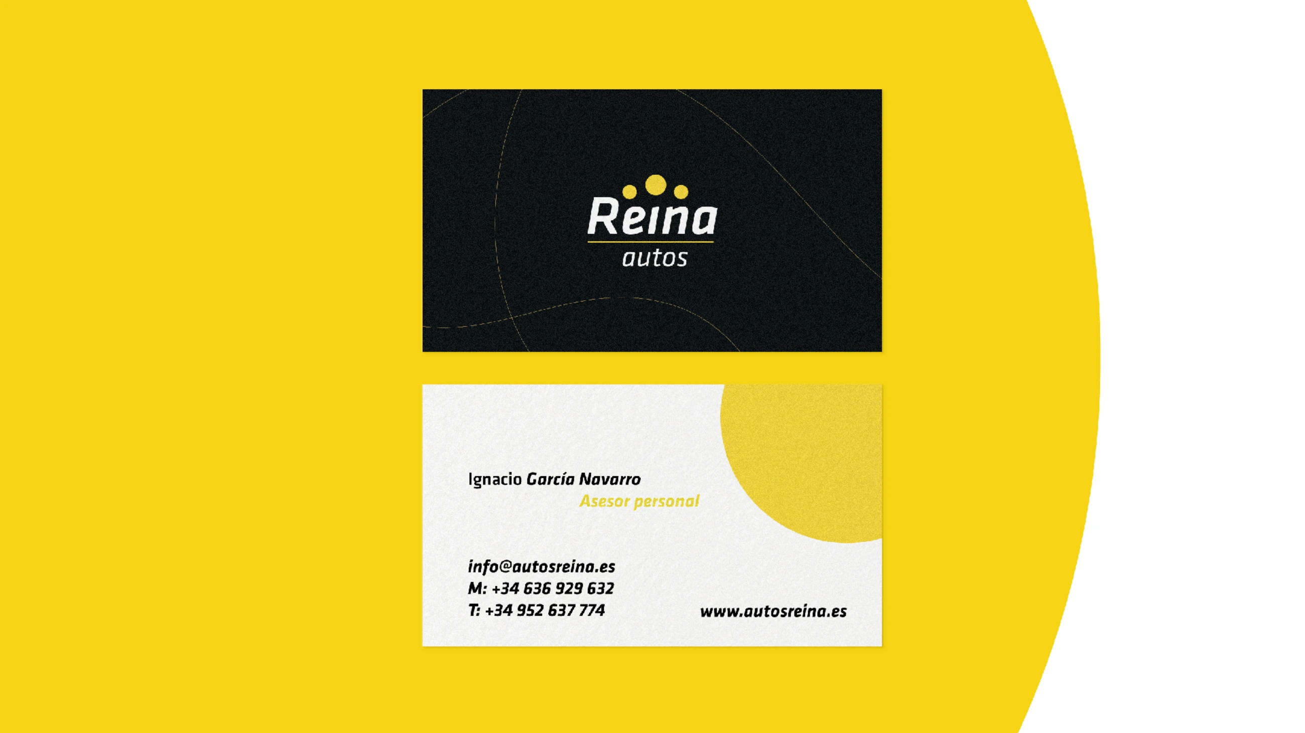 Página 1 del dossier de Autos Reina, proyecto de Hola in Company
