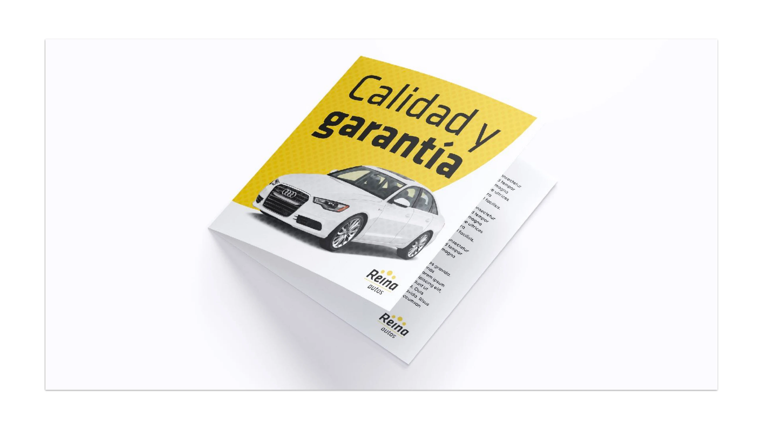 Página 2 del dossier de Autos Reina, proyecto de Hola in Company