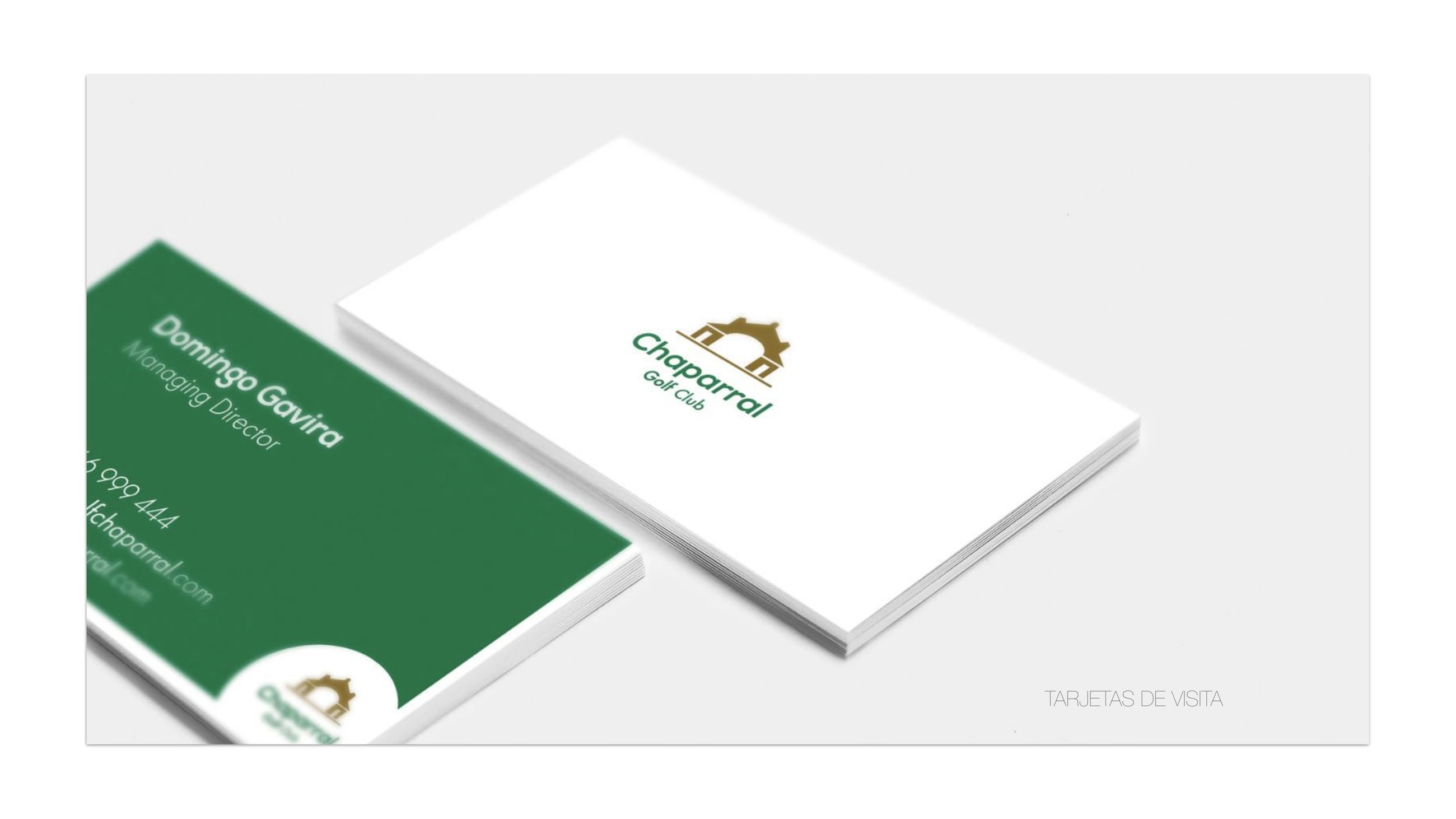 Proyecto de Branding y aplicaciones para Chaparral Golf Club, por Hola in Company