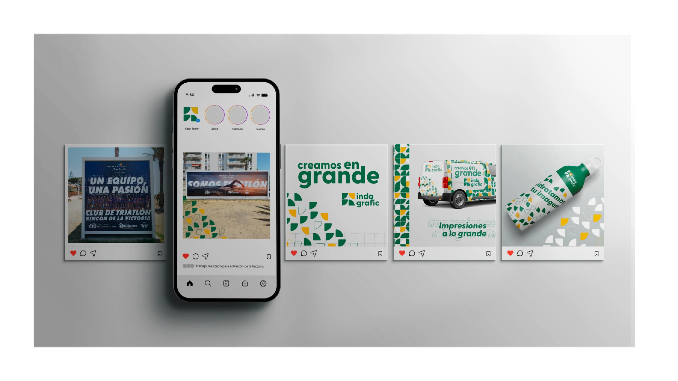 Página 9 del dossier de Indagrafic, proyecto de Hola in Company