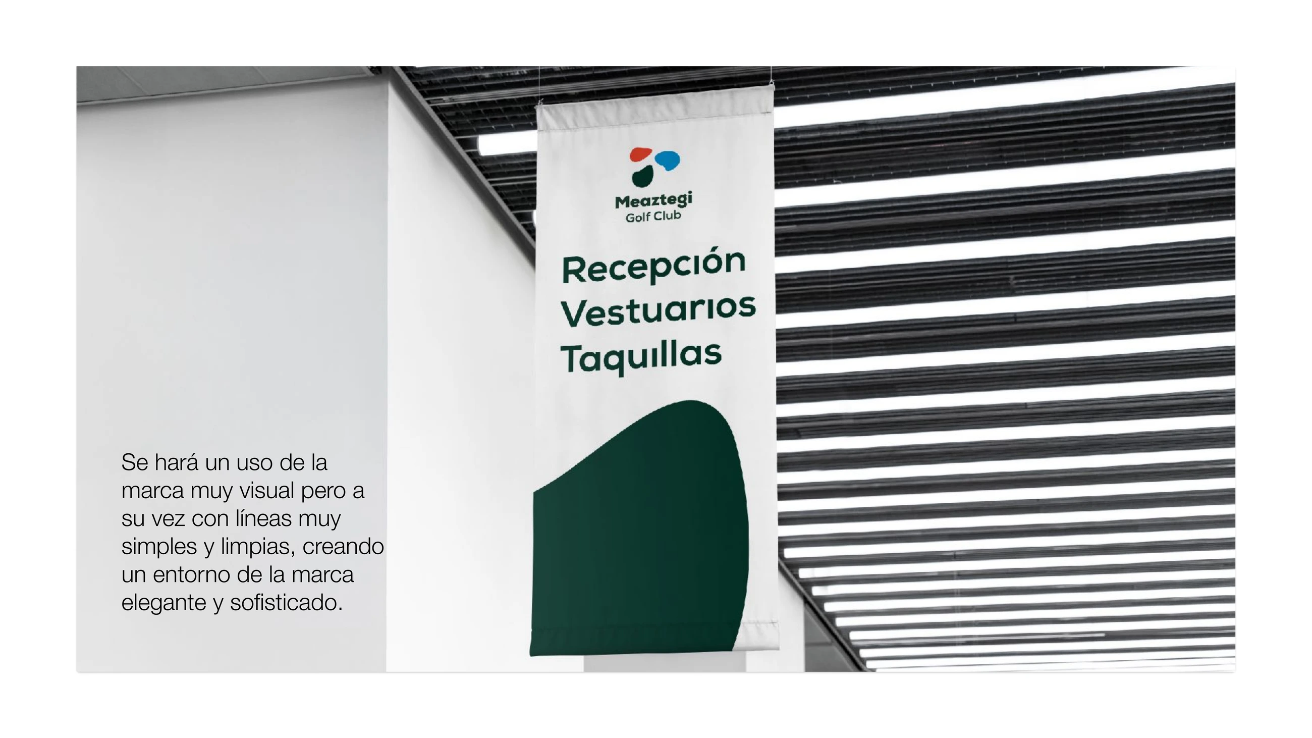 Página 3 del dossier de Meaztegi Golf, proyecto de Hola in Company