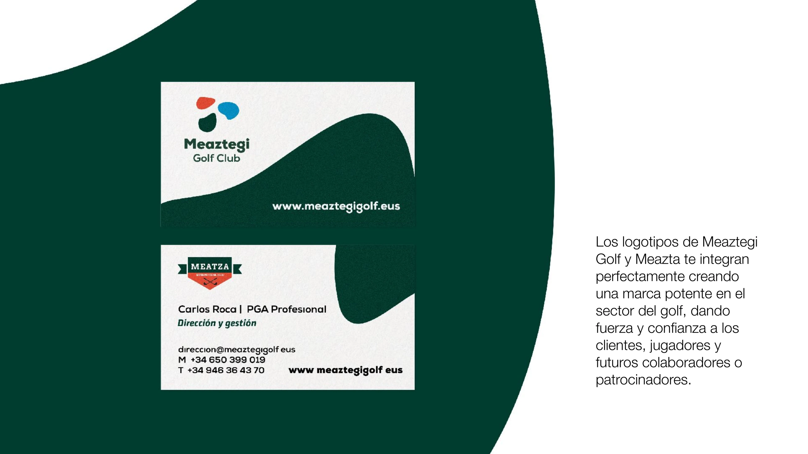 Página 16 del dossier de Meaztegi Golf, proyecto de Hola in Company