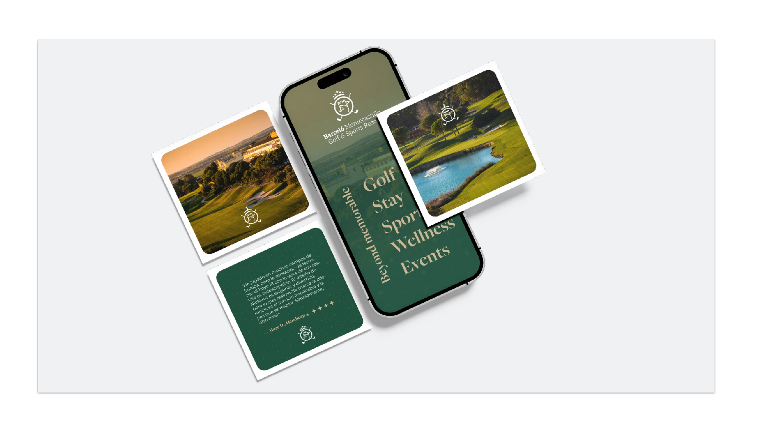 Página 9 del dossier de Montecastillo Golf & Resort, proyecto de Hola in Company