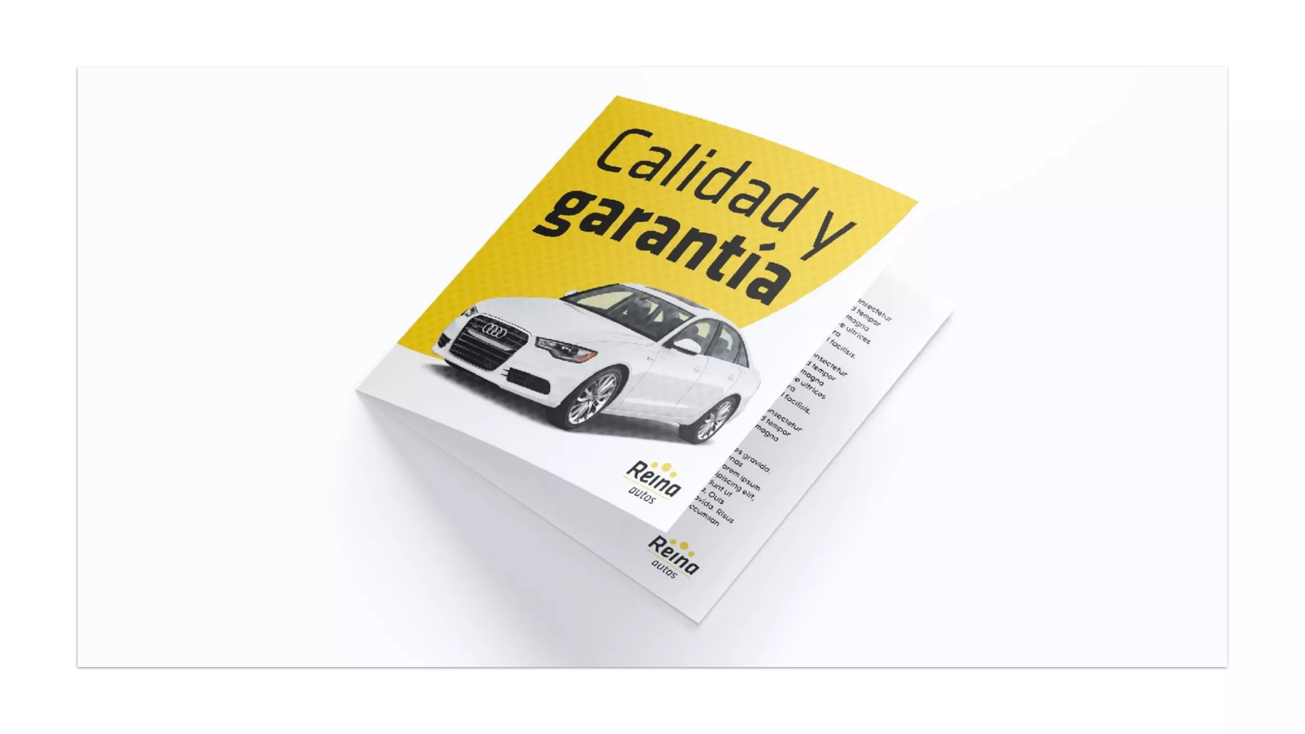 Autos Reina: piece 7 of the identity and applications project by Hola in Company