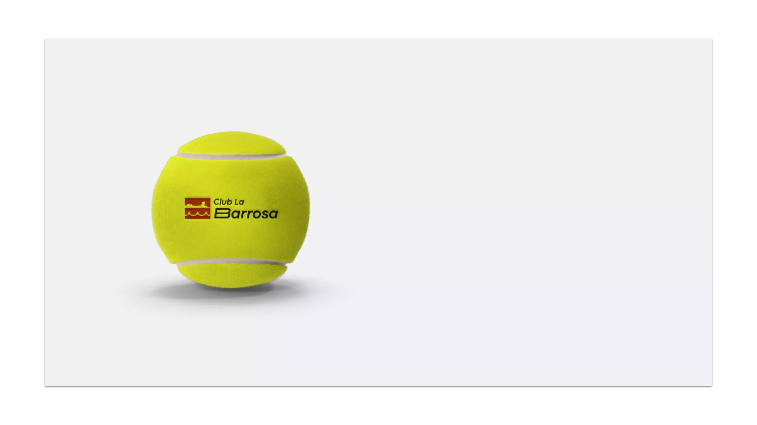 Club La Barrosa: piece 5 of Hola in Company's identity and applications project