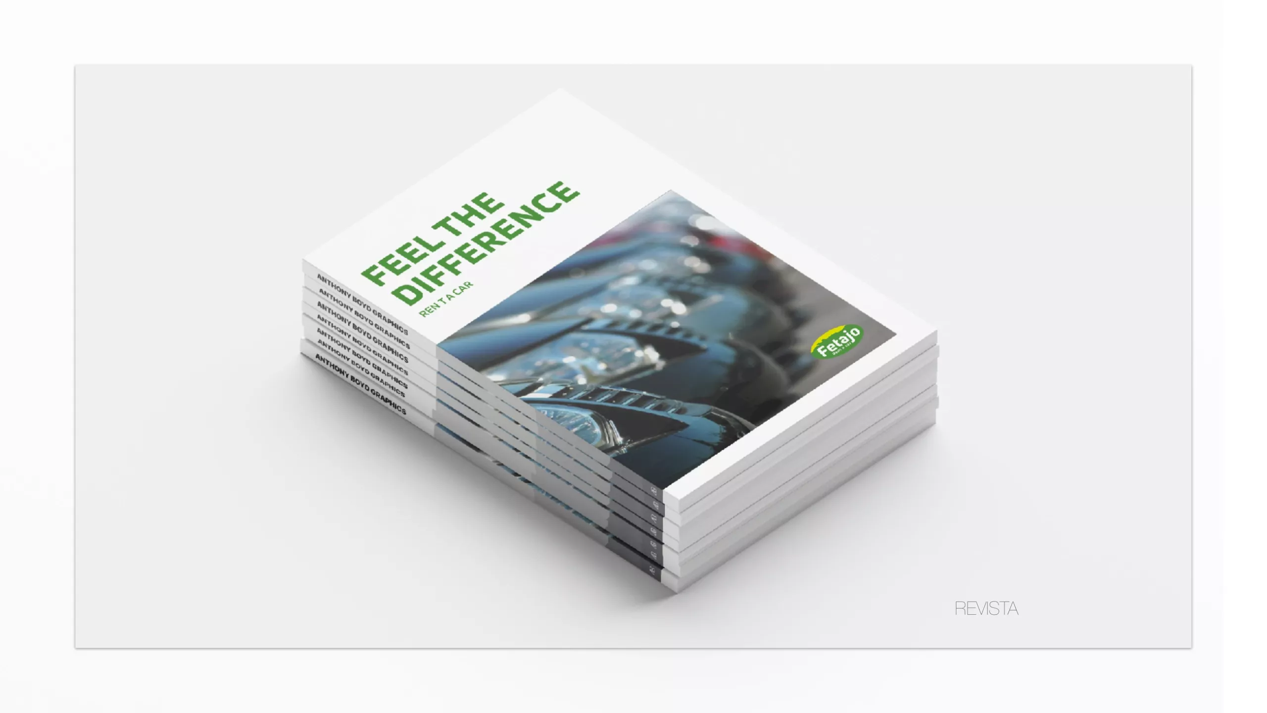 Fetajo Rent a Car: pieza 13 del proyecto de identidad y aplicaciones de Hola in Company