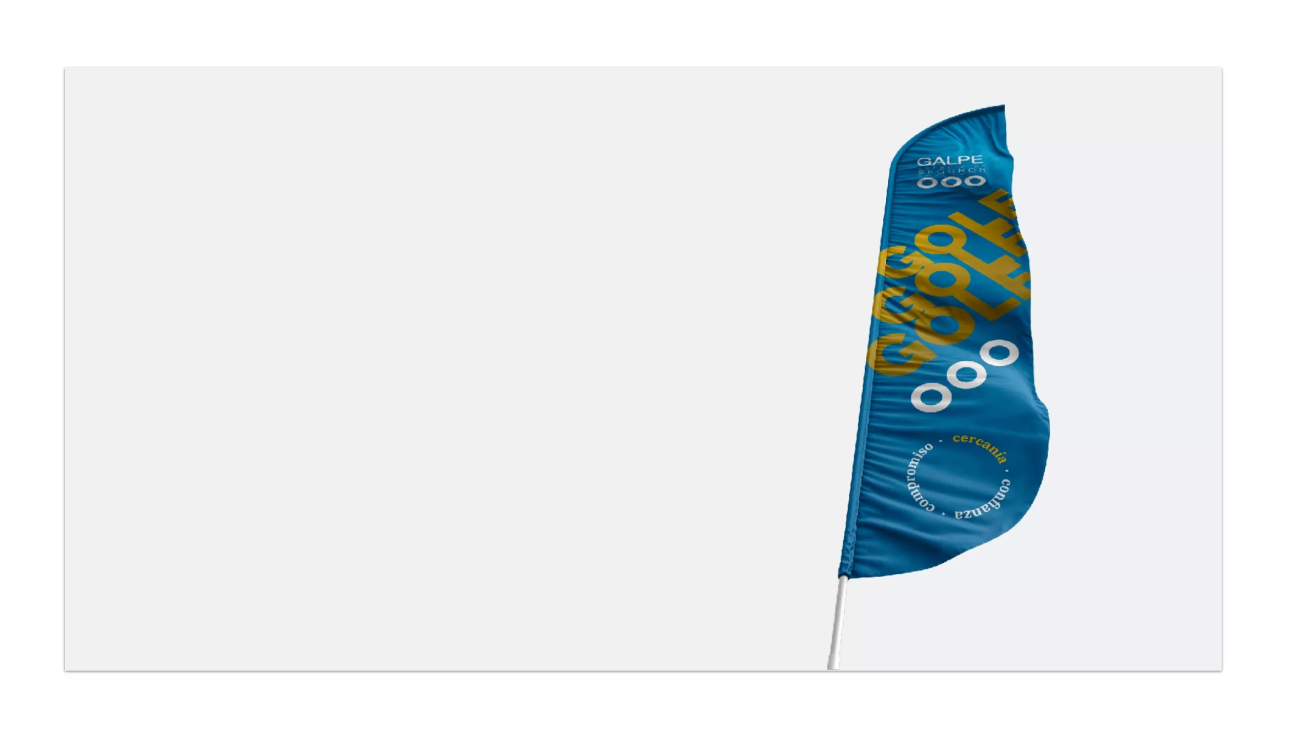 Galpe Agencia de Seguros: piece 2 of the identity and applications project by Hola in Company