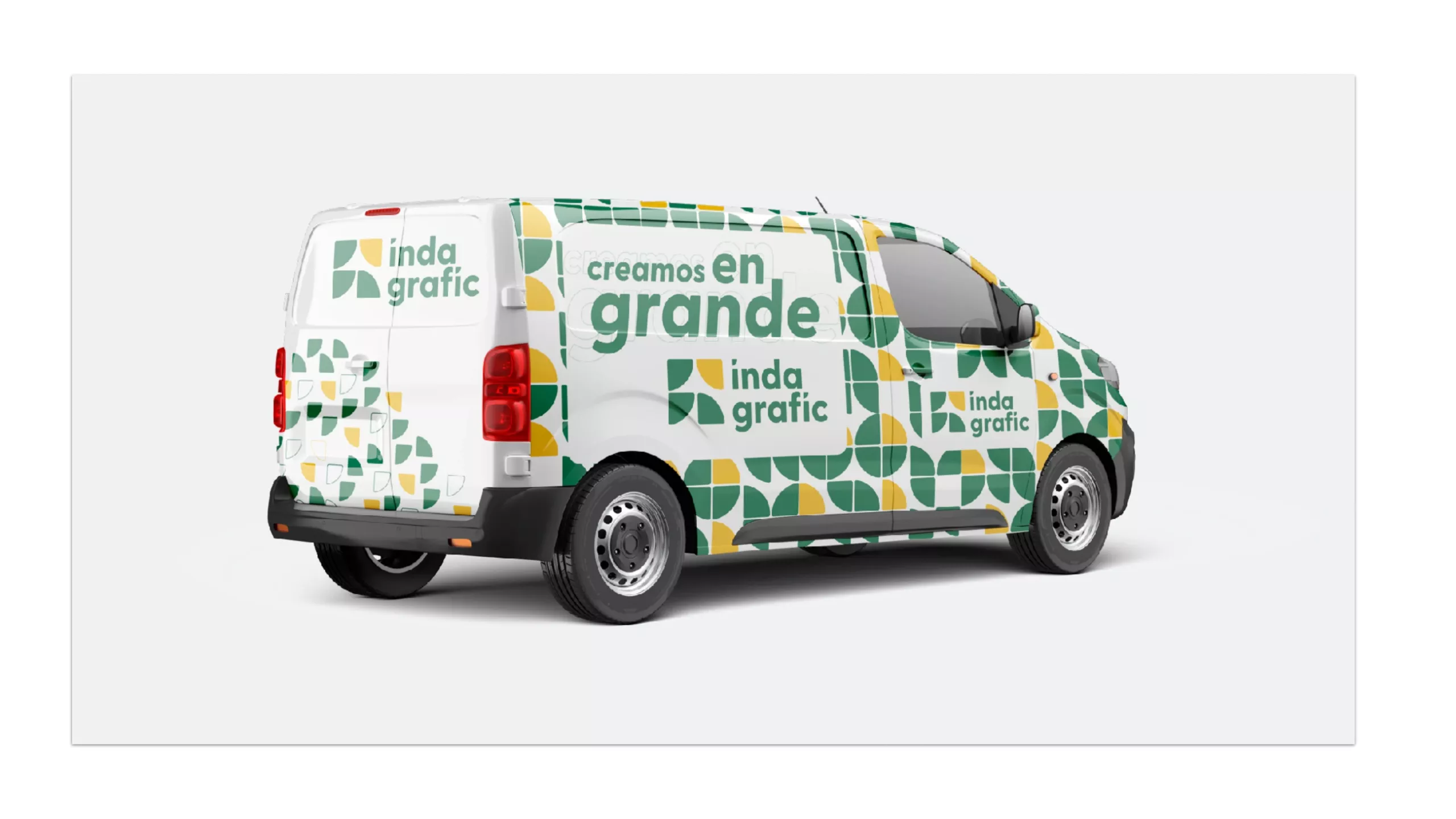 Indagrafic: piece 5 of the identity and applications project by Hola in Company