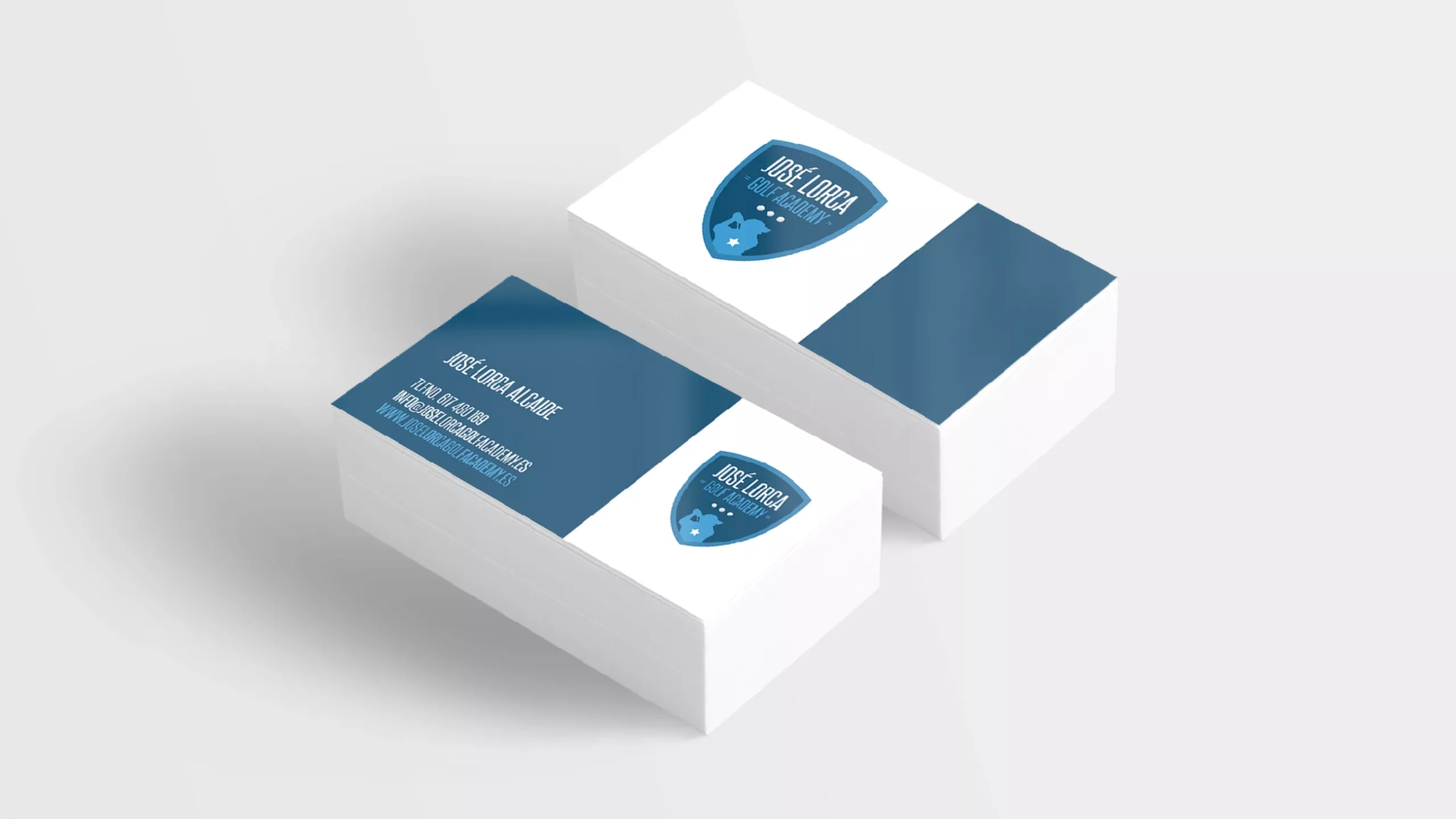 José Lorca Golf School: pieza 1 del proyecto de identidad y aplicaciones de Hola in Company