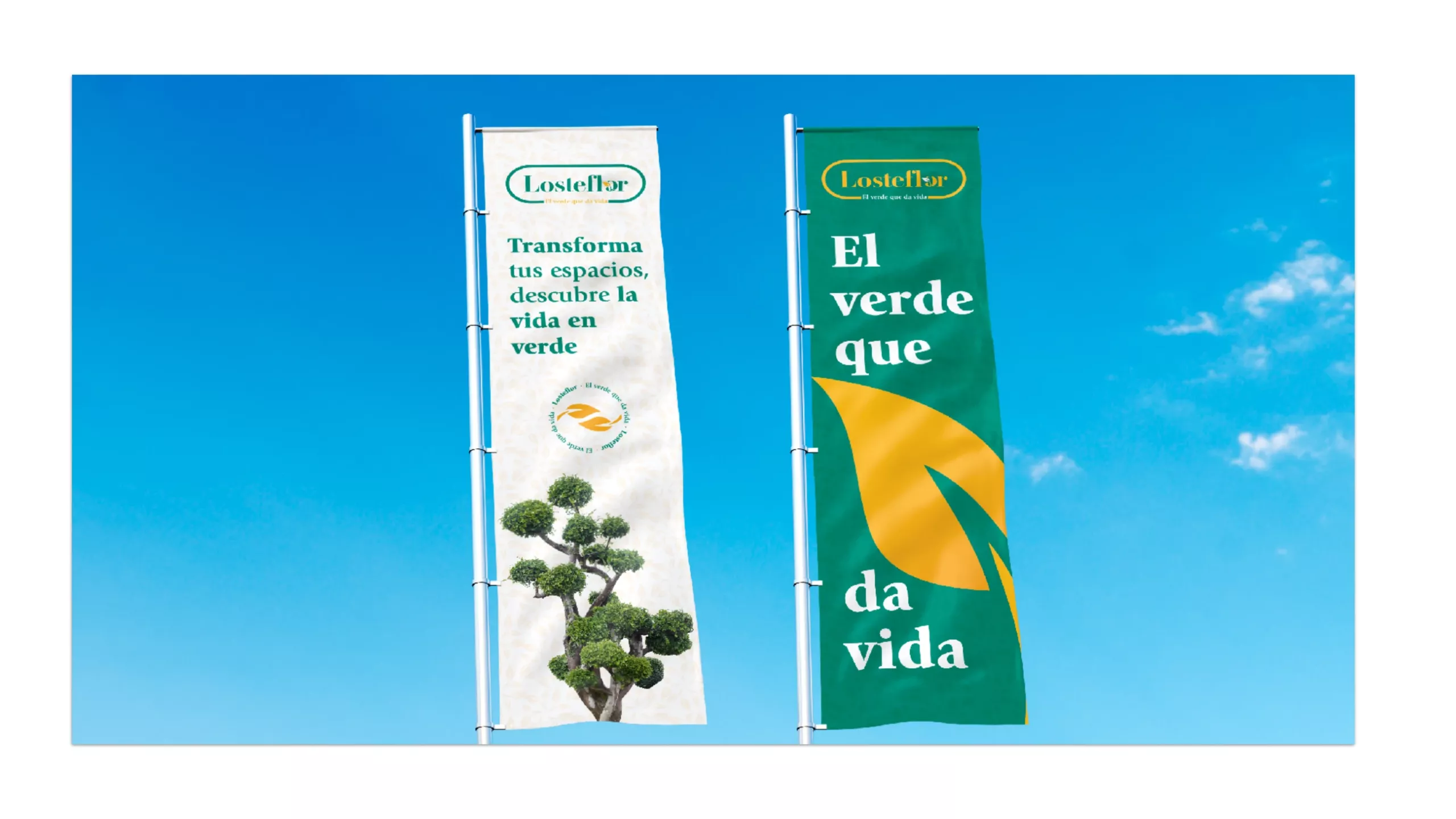 Losteflor: piece 9 of the identity and applications project by Hola in Company