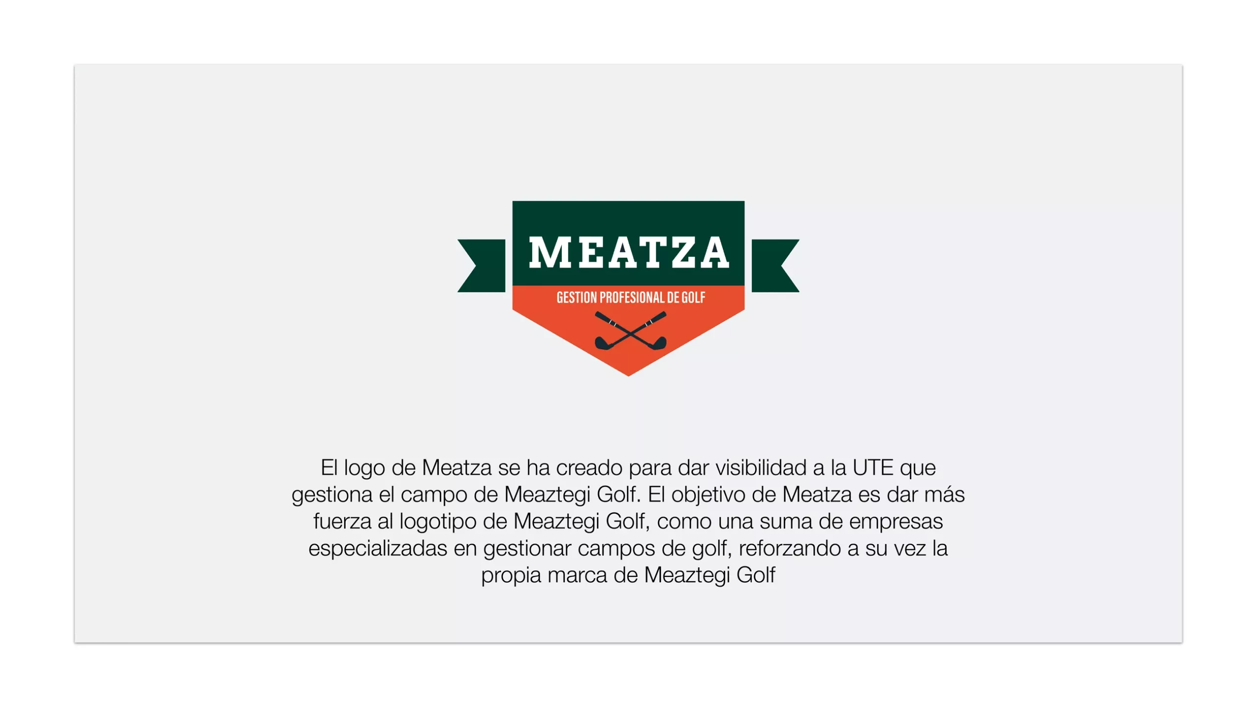 Meaztegi Golf: pieza 1 del proyecto de identidad y aplicaciones de Hola in Company