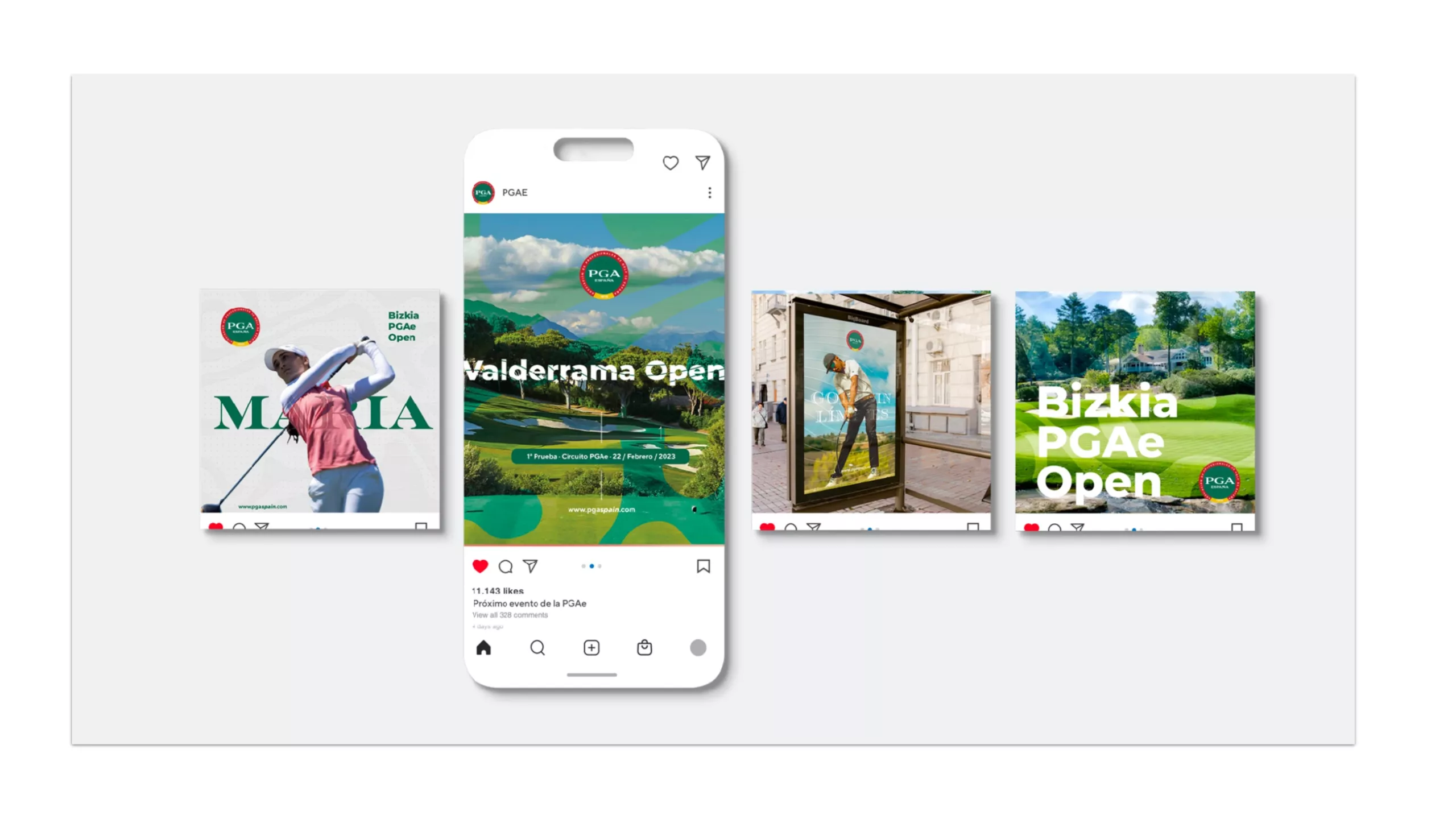 PGA de España: pieza 7 del proyecto de identidad y aplicaciones de Hola in Company