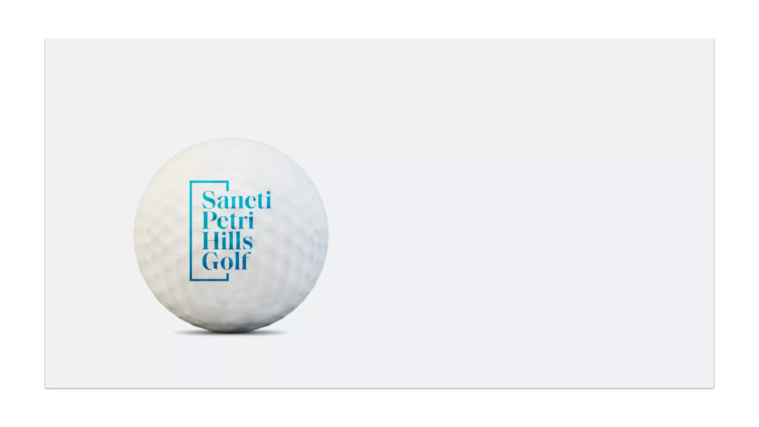 Sancti Petri Hills Golf: pieza 1 del proyecto de identidad y aplicaciones de Hola in Company