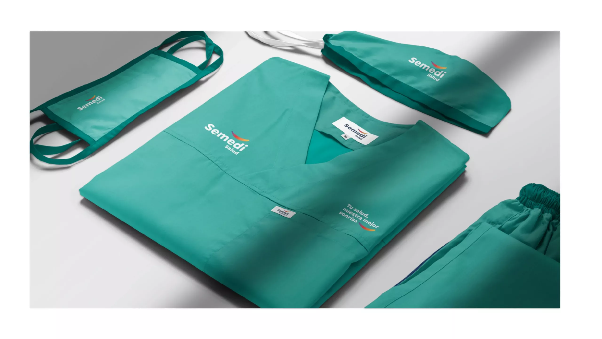Semedi Salud: piece 4 of the identity and applications project by Hola in Company