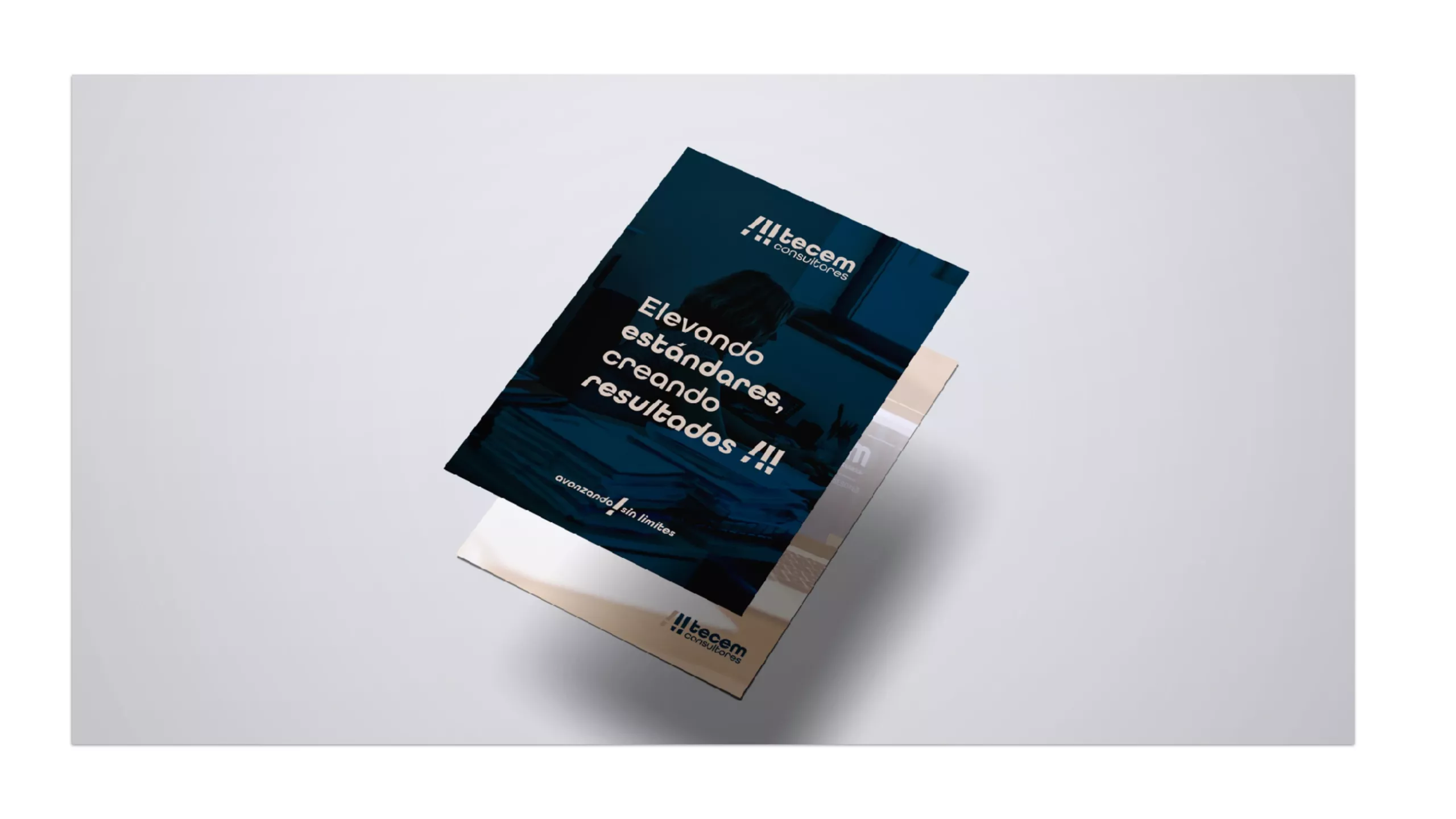 Tecem Consultores: piece 4 of the identity and applications project by Hola in Company