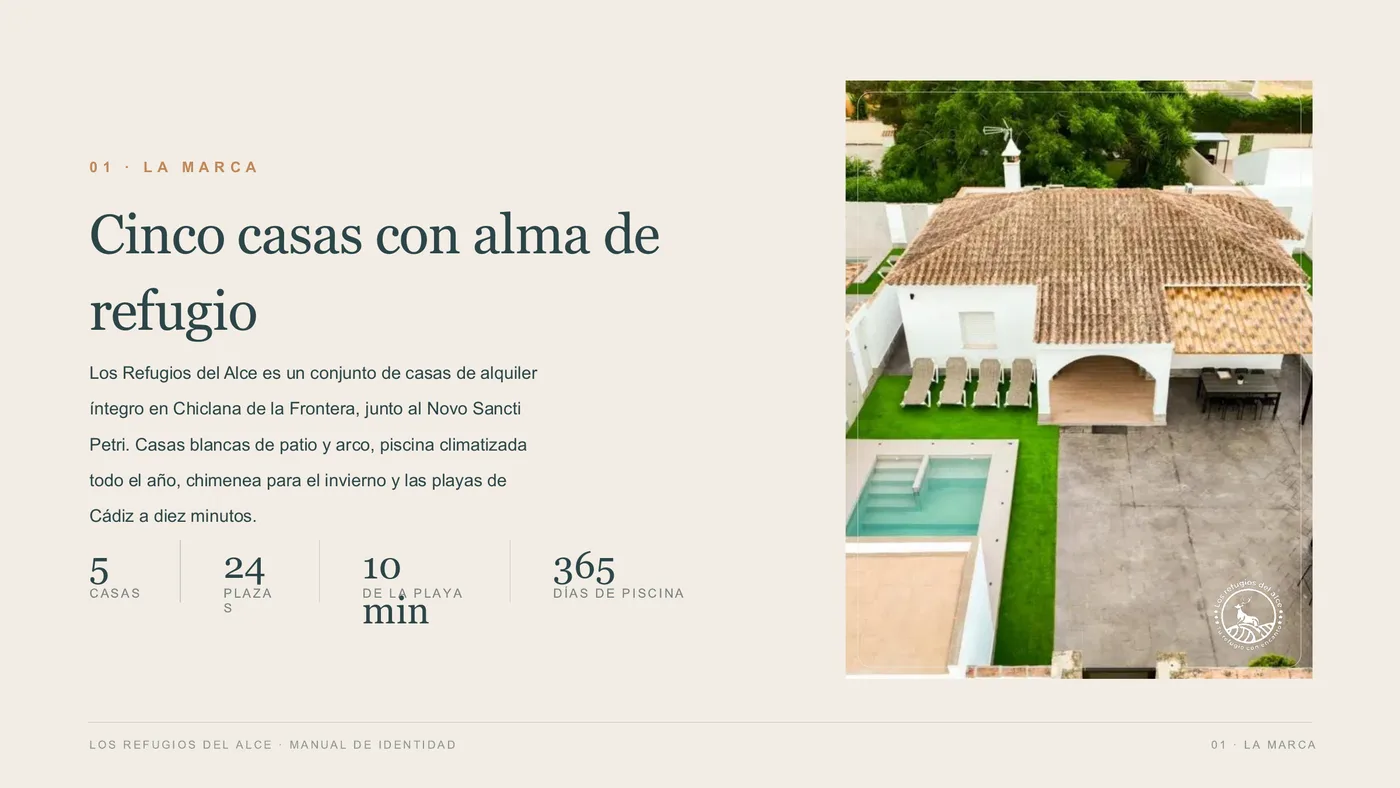Imagen del proyecto de Los Refugios del Alce bajo el claim de la marca