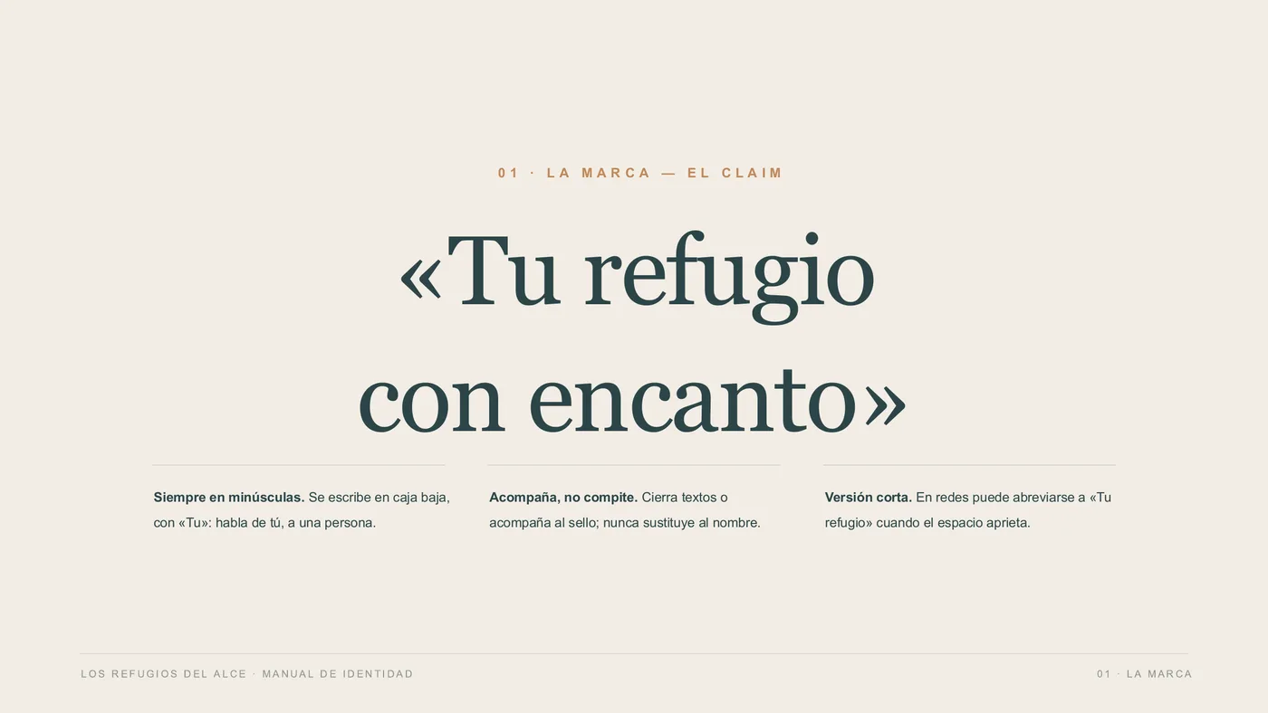 Pieza real del proyecto de Los Refugios del Alce — Hola in Company