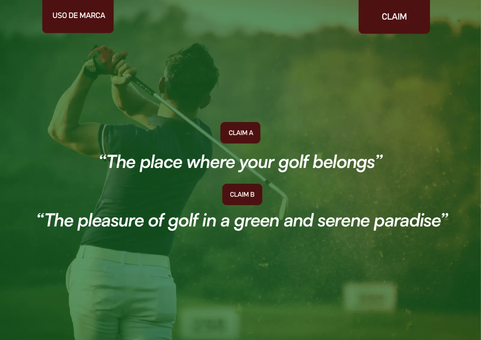 Pieza real del proyecto de Doña Julia Golf Club — Hola in Company