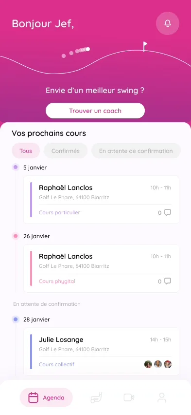 Pieza real del proyecto de Eye Swing — Hola in Company