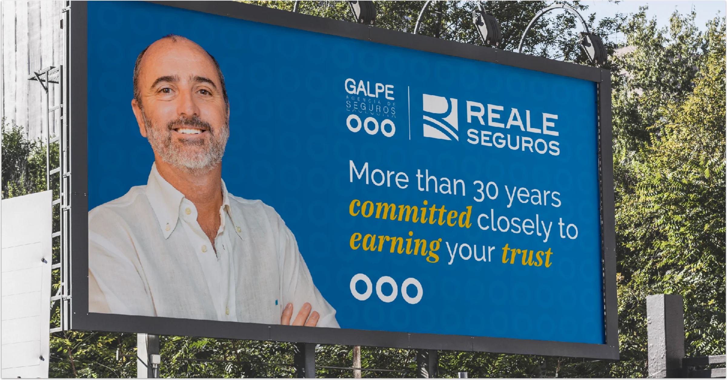 Pieza real del proyecto de Galpe Agencia de Seguros — Hola in Company