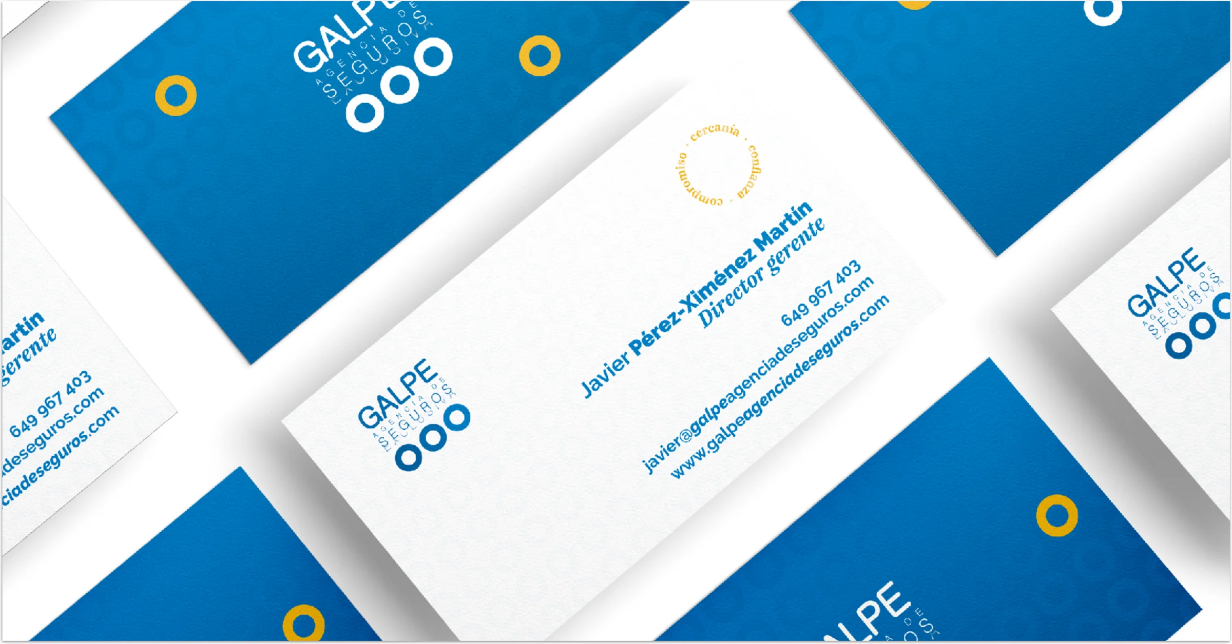 Pieza real del proyecto de Galpe Agencia de Seguros — Hola in Company