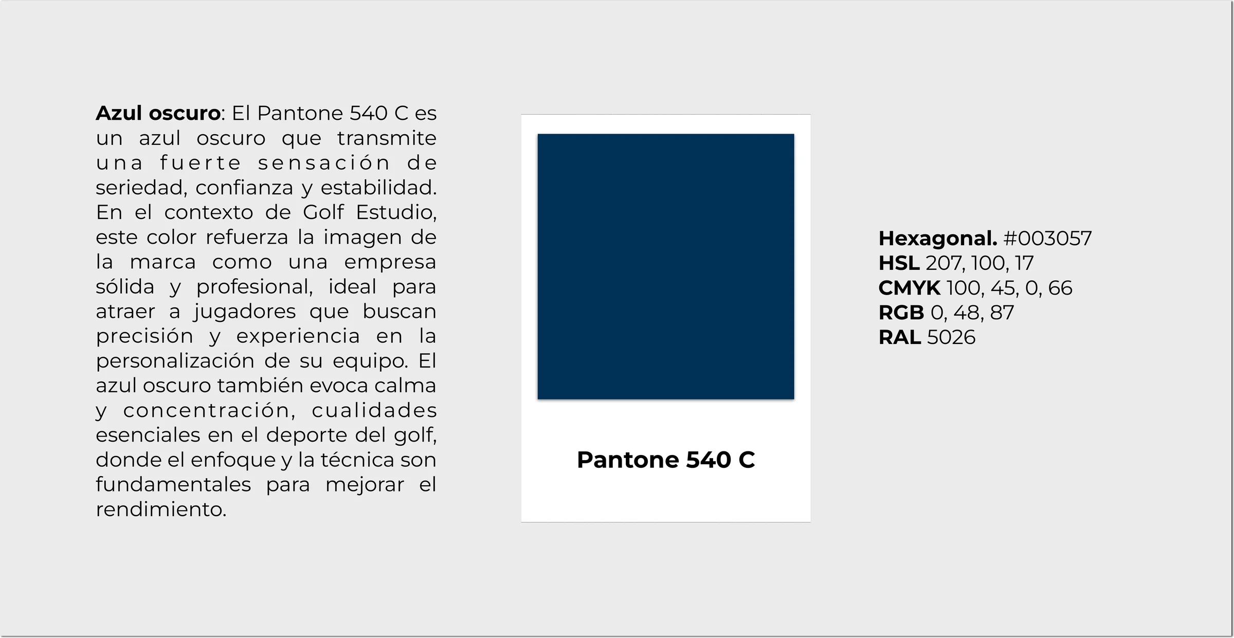 Pieza real del proyecto de Golf Estudio Cádiz — Hola in Company