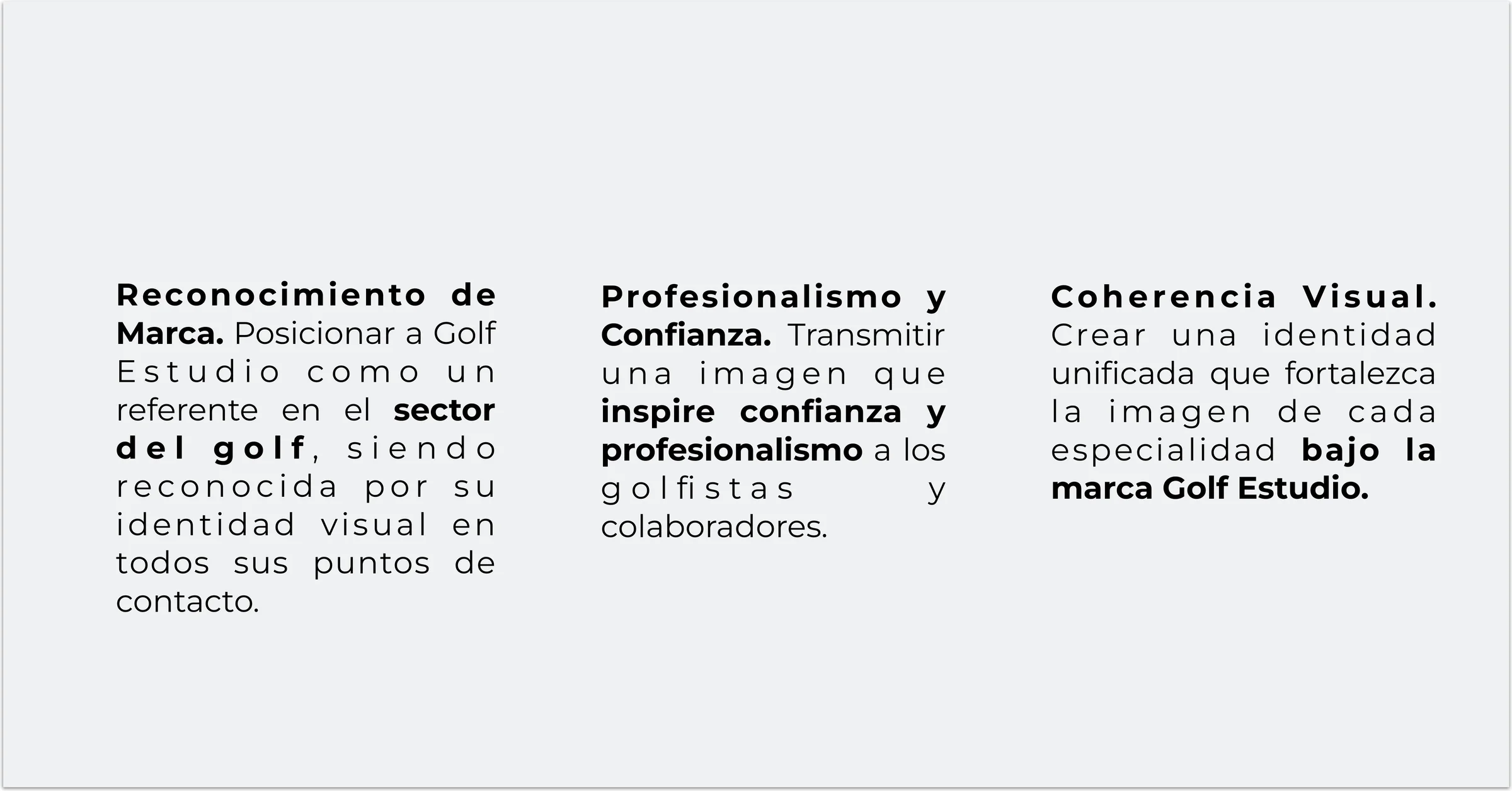 Pieza real del proyecto de Golf Estudio Cádiz — Hola in Company