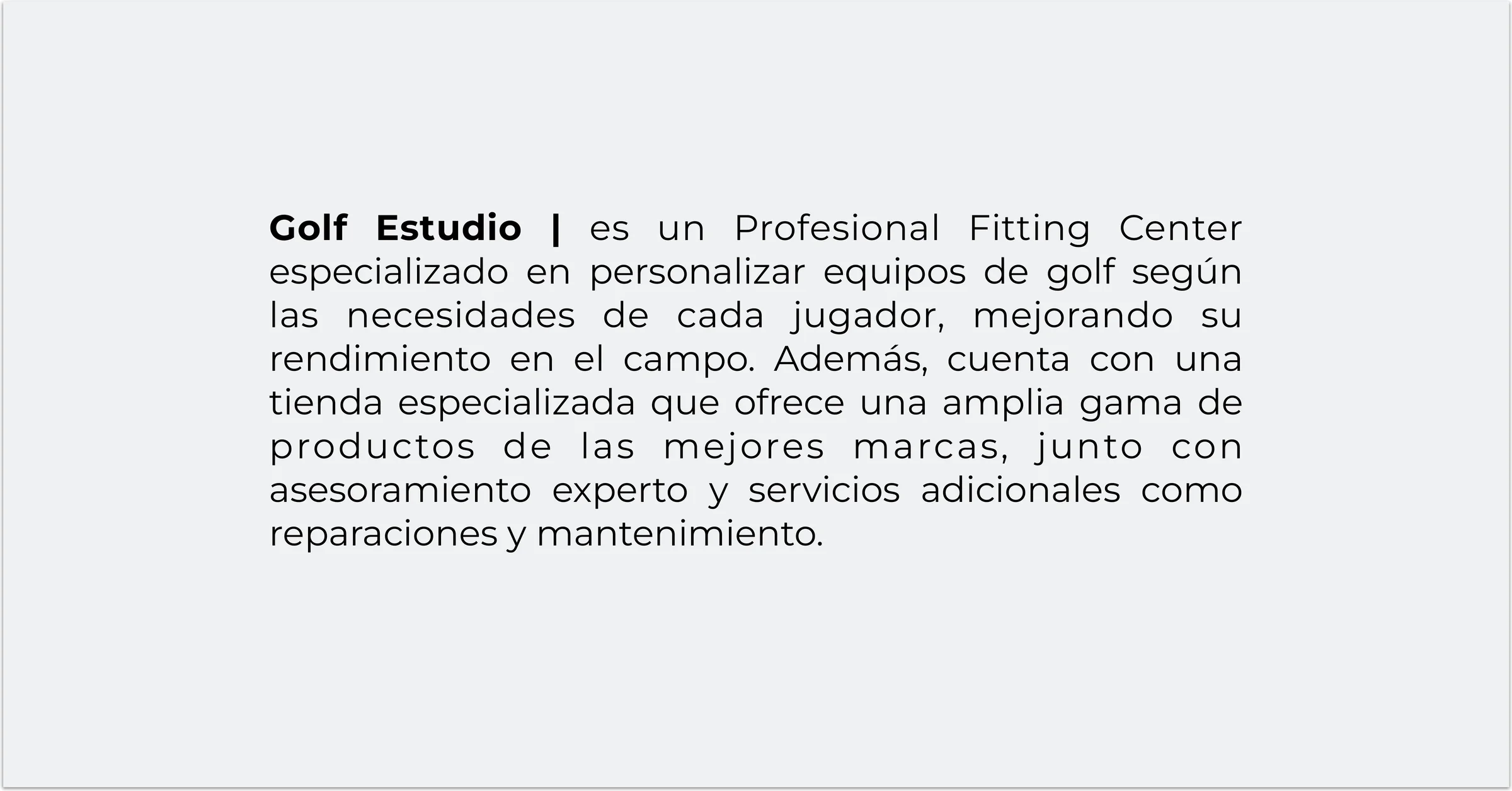 Pieza real del proyecto de Golf Estudio Cádiz — Hola in Company