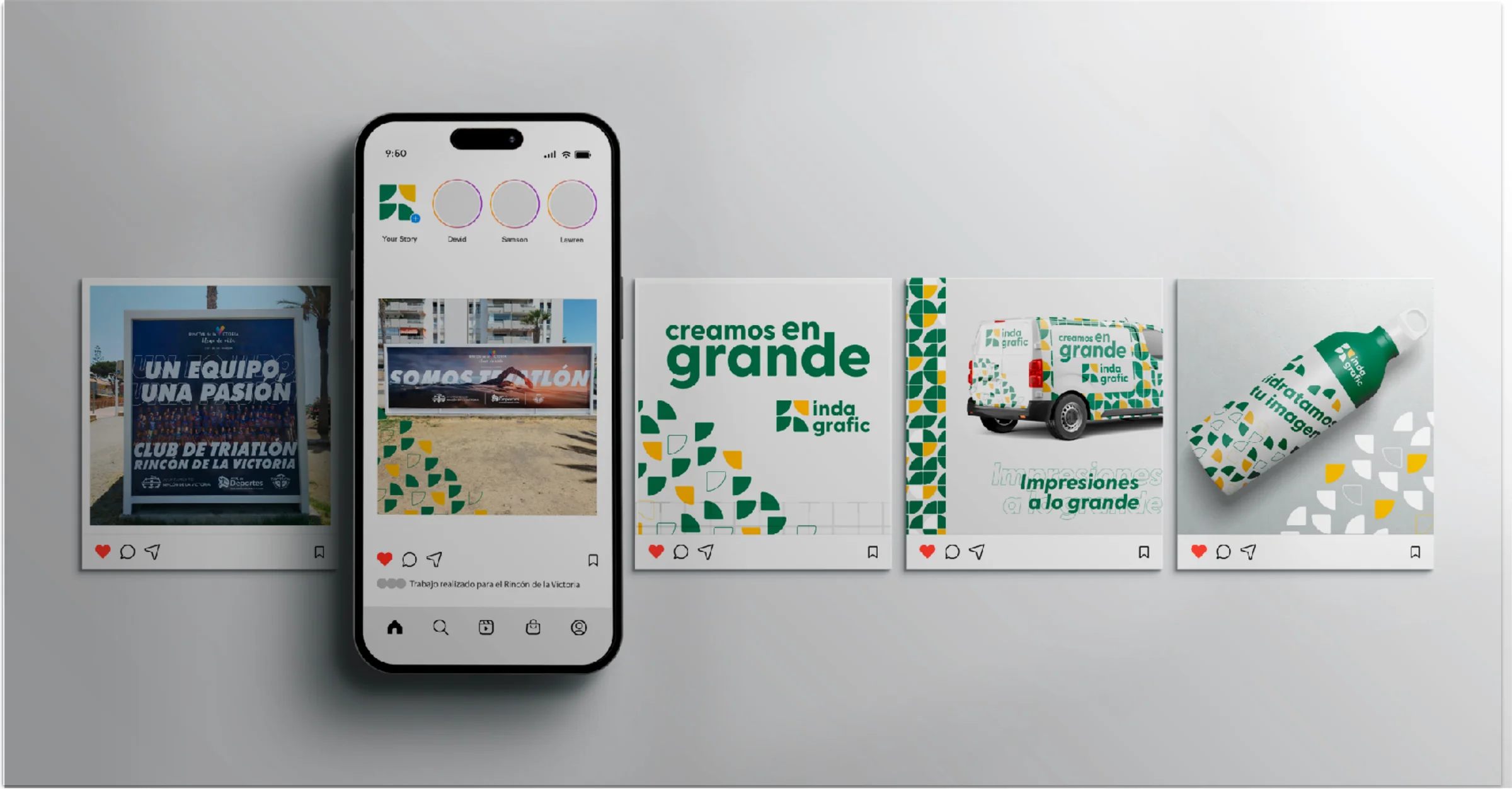 Pieza real del proyecto de Indagrafic — Hola in Company