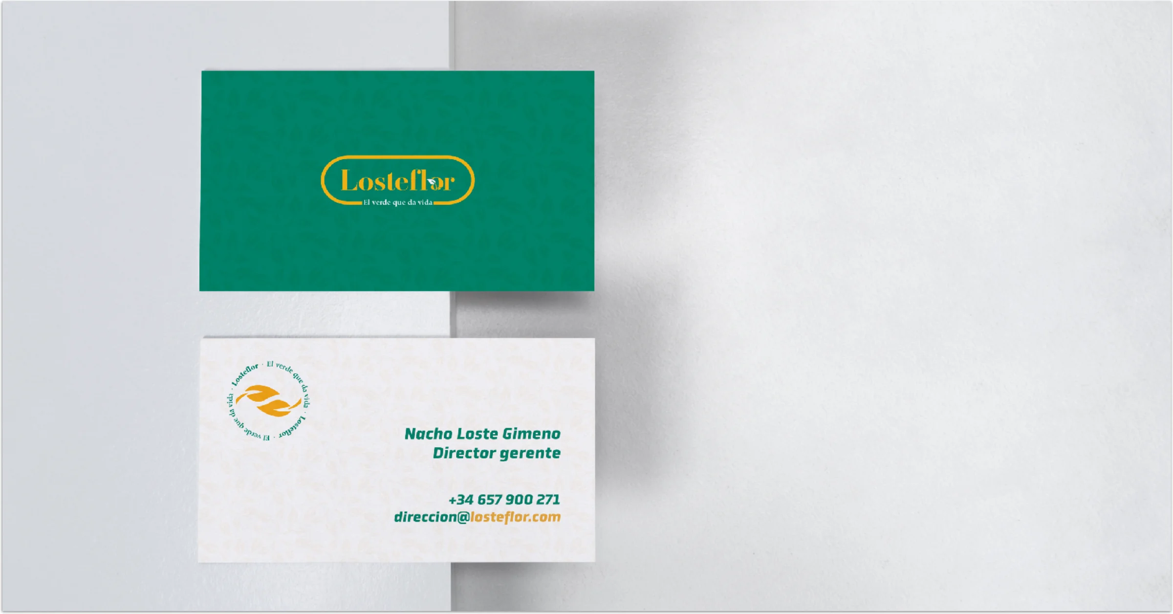 Pieza real del proyecto de LosteFlor — Hola in Company