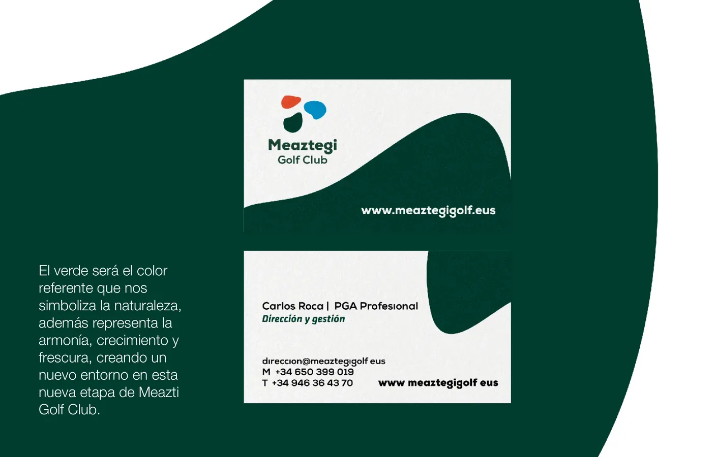 Pieza real del proyecto de Meaztegi Golf — Hola in Company