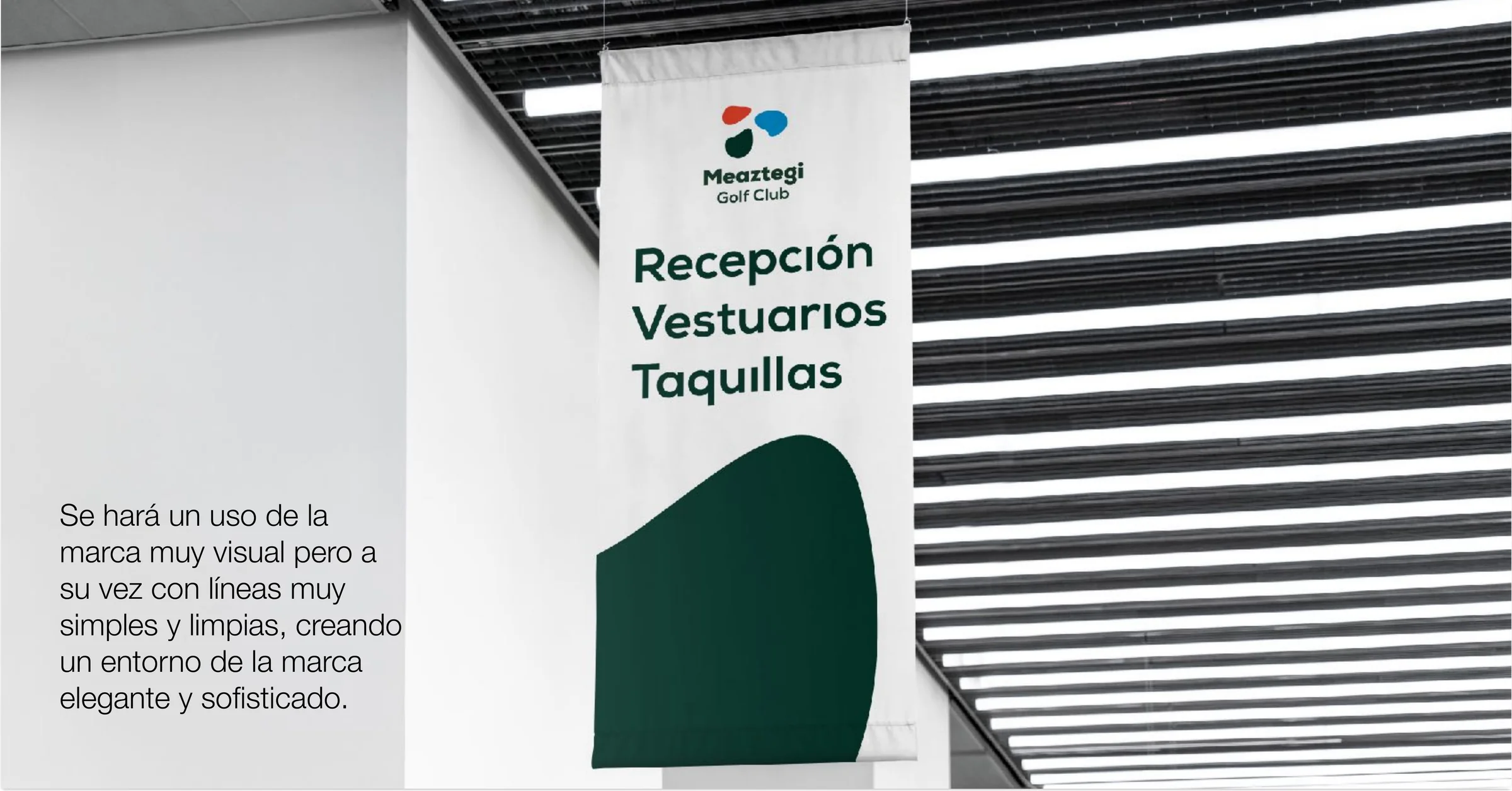 Pieza real del proyecto de Meaztegi Golf — Hola in Company