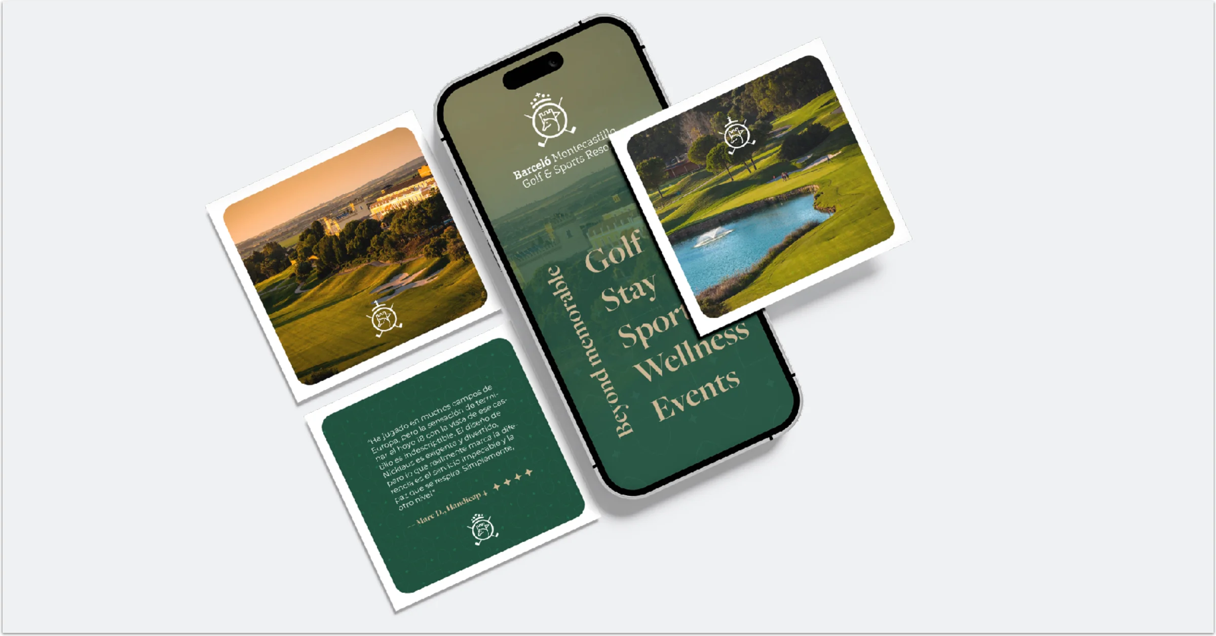 Pieza real del proyecto de Montecastillo Golf & Resort — Hola in Company