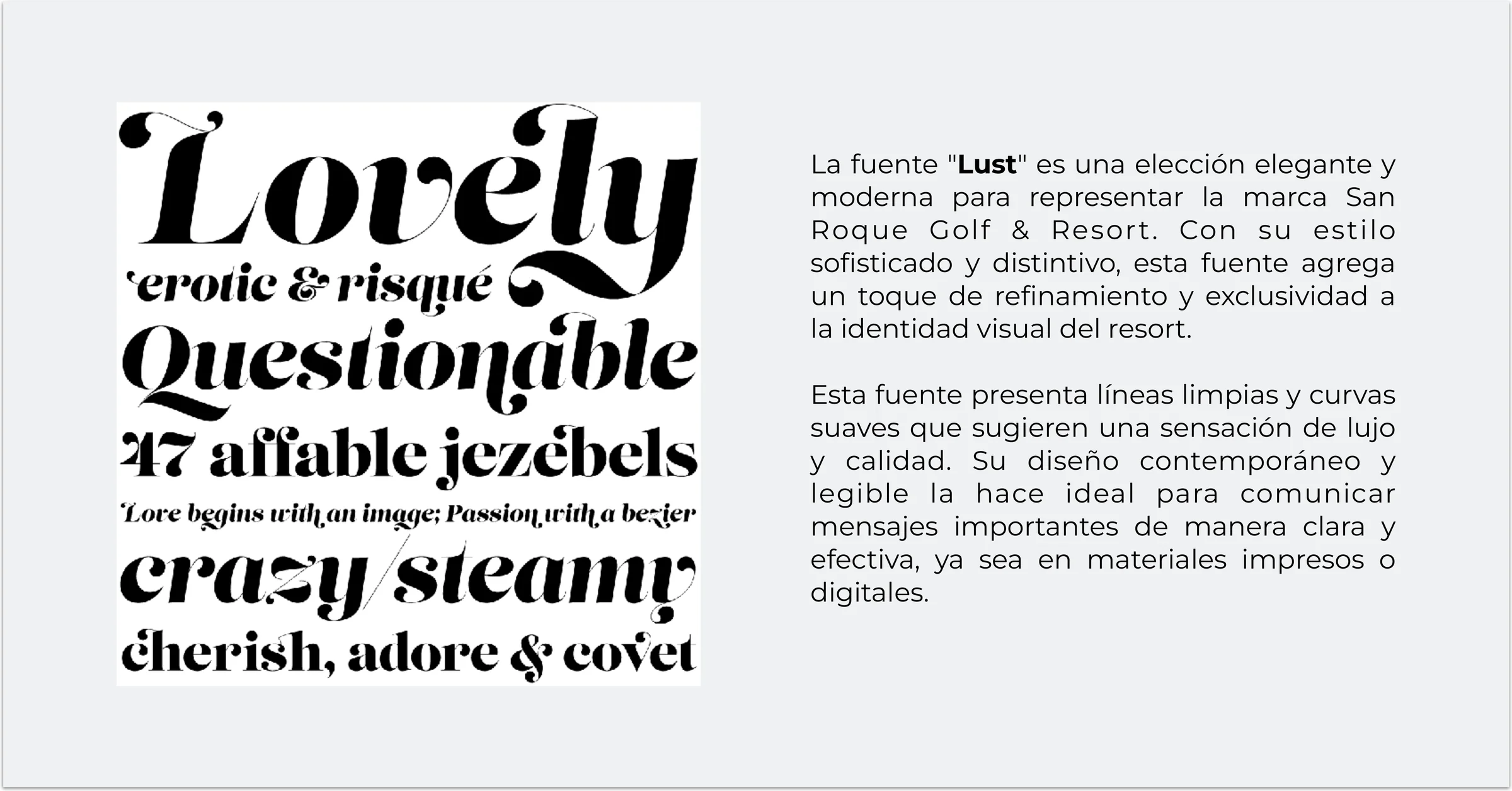 Pieza real del proyecto de San Roque Golf & Resort — Hola in Company