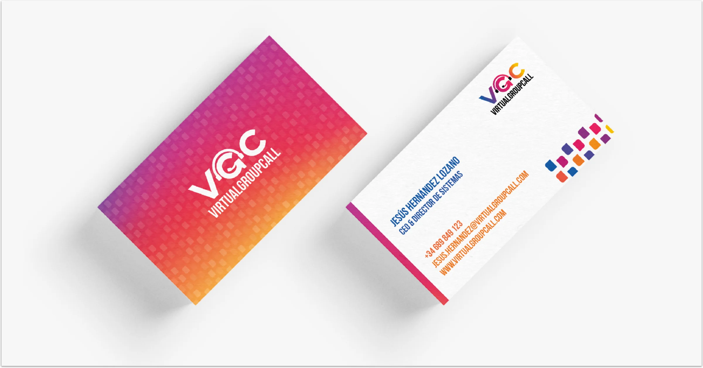Pieza real del proyecto de Virtual Group Call — Hola in Company